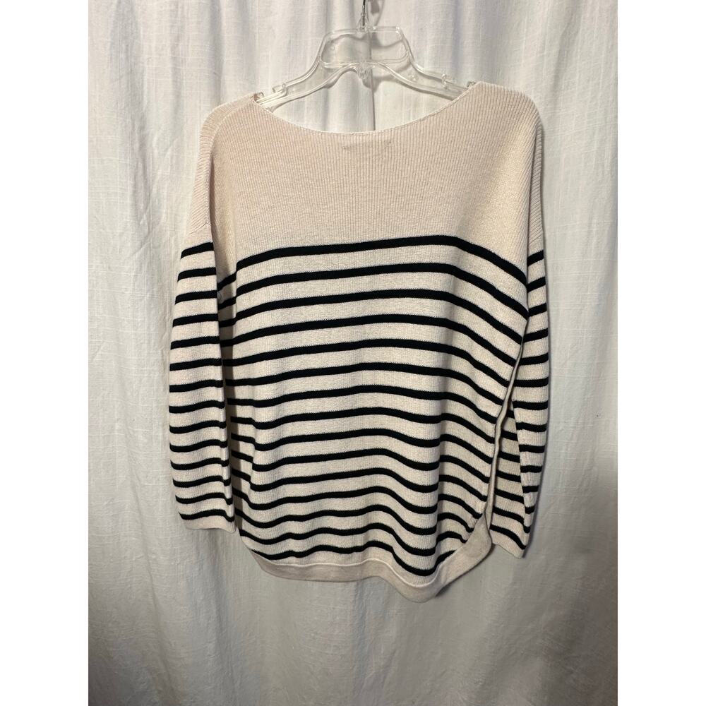 La Maille SEZANE Clement Jumper Merino Wool Striped Maternity Sweater Small - Picture 4 of 8